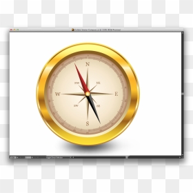 Wall Clock, HD Png Download - compass vector png