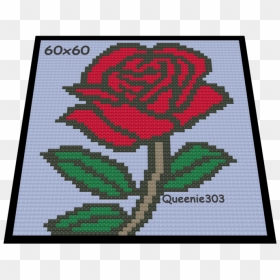 Transparent Red Rose Border Png - Garden Roses, Png Download - long stem rose png