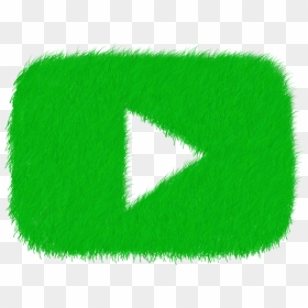 Logo Nut Play Youtube Green, HD Png Download - grass icon png