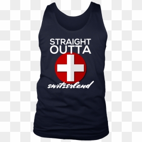 I Love Switzerland, Svizzera Swiss Flag Schweiz Suisse - I M Going To The Gym Pokemon T Shirt, HD Png Download - switzerland flag png
