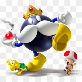 Super Mario King Bob Omb, HD Png Download - mario party png