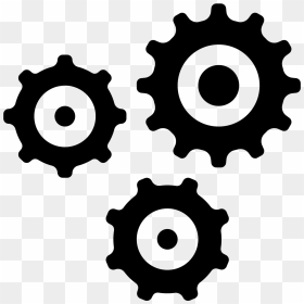 This Icon Has Three Gears In A Triangular Shape That - Work Team Icon Png, Transparent Png - electro png