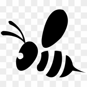 Little Bee - Bee Icon Free Png, Transparent Png - bee icon png