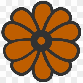 Transparent Flower Clip Art Png - Simple Flowers Colouring, Png Download - flowers clip art png