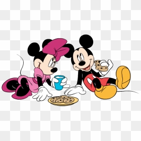 At Getdrawings Com Free - Mickey And Minnie Eating, HD Png Download - mickey and minnie png