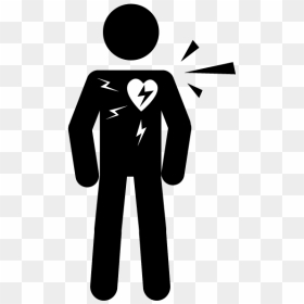 Fettler Health Silent Cardiac - Coronary Artery Disease Icon, HD Png Download - heart attack png