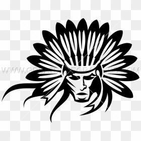 Indian Chief Head , Png Download - Institute Of Science & Technology Chandrakona, Transparent Png - indian head png