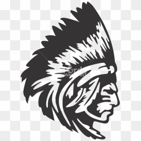Bird Of Prey Silhouette Black - Indian Chief Png Transparent, Png Download - indian head png
