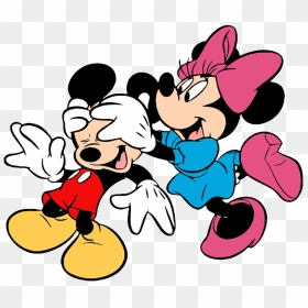 Mickey, Minnie Playing Guess Who - Minnie Mouse, HD Png Download - mickey and minnie png