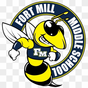 Fort Mill Middle School Vector Royalty Free Library - Cartoon, HD Png Download - school vector png