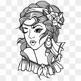 Sketch, HD Png Download - gypsy png