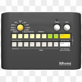 Korg Kr Mini Korg Rhythm - Korg Mini Drum, HD Png Download - beat machine png