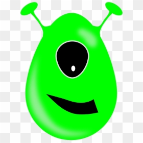 Green Alien With One Eye, HD Png Download - green alien png