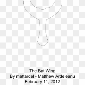 Line Art , Png Download - Line Art, Transparent Png - bat wing png