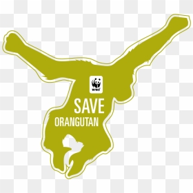 Save Orangutan Logo, HD Png Download - orangutan png
