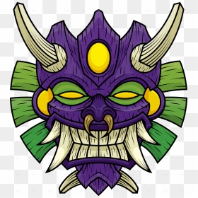 Cartoon Tiki, HD Png Download - tiki mask png