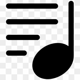 Music Theme Info Interface Symbol Of Musical Note With - Simbolos Nota Musicales Png, Transparent Png - music lines png