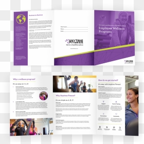 Anytime Fitness Wellness Brochure, HD Png Download - anytime fitness logo png