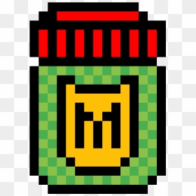 Shield Potion Fortnite Pixel Clipart , Png Download - Super Mario World Yellow Block, Transparent Png - minecraft potion png