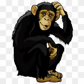 Orangutan Monkey Chimpanzee Clip Art - Chimp Clipart, HD Png Download - orangutan png