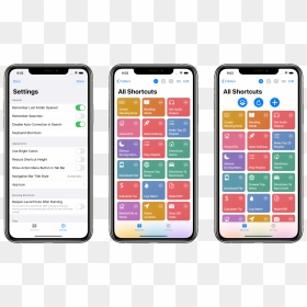 Action Menu In The Shortcuts View Navigation Bar - Iphone, HD Png Download - mobile menu icon png