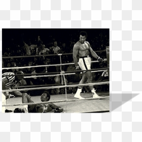 Ali Forman Reaction - Muhammad Ali Y George Foreman, HD Png Download - boxing ring ropes png