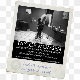 Taylor Momsen Autograph Canvas - Poster, HD Png Download - taylor momsen png