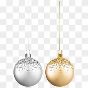Free Png Christmas Balls Silver Gold Png Images Transparent - Christmas Ball Gold Png, Png Download - silver ball png