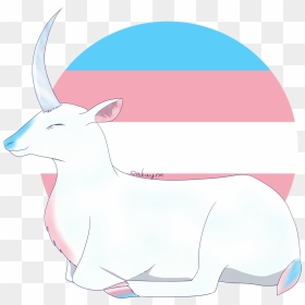 Goat, HD Png Download - trans flag png