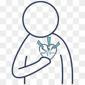 Chest Pain, Ache, Pressure, HD Png Download - heart attack png
