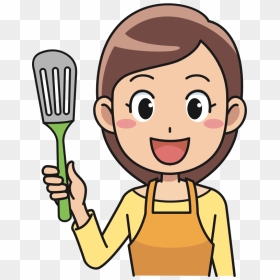Spatula - Cartoon Nurse Transparent Background, HD Png Download - people cooking png