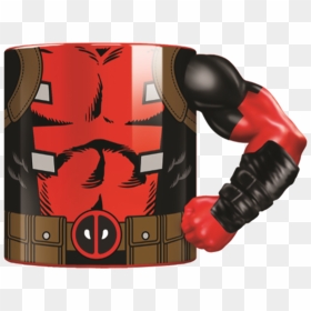 Deadpool Arm Mug - Objet Deadpool, HD Png Download - deadpool icon png