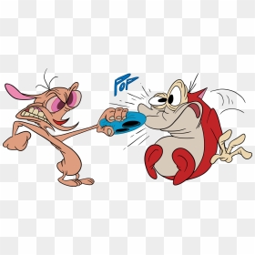 Ren And Stimpy Images Ren Pulling Stimpy"s Nose Off - Ren And Stimpy Nose, HD Png Download - ren and stimpy png