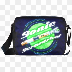 Dr Who Sonic Screwdriver Print Waterproof Crossbody - Messenger Bag, HD Png Download - sonic screwdriver png