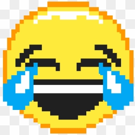 Transparent Hmm Emoji Png - Laughing Crying Emoji Pixel Art, Png Download - hmm emoji png