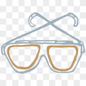 Sunglasses Linda Kim - Goggles Clipart Black And White, HD Png Download - sunglasses vector png