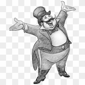 Ringmaster Black And White Clipart , Png Download, Transparent Png - ringmaster png