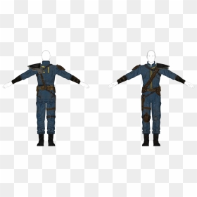 Fallout New Vegas Vault Suit, HD Png Download - suit of armor png