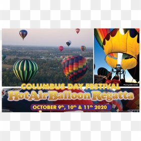 Hot Air Balloon, HD Png Download - columbus day png