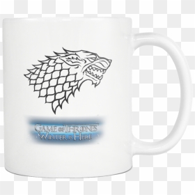 Game Of Thrones Stark Sigil,11oz White ,ceramic Mug - House Stark, HD Png Download - stark sigil png
