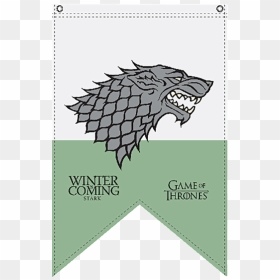 Game Of Thrones Stark Flags, HD Png Download - stark sigil png