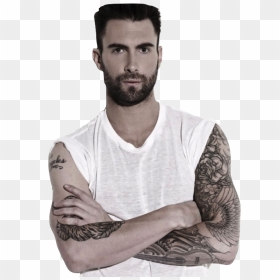Adam Levine Transparent - Adam Levine Sleeve Tattoo, HD Png Download - adam levine png