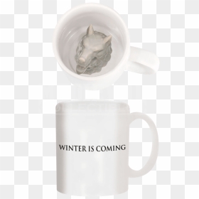 Stark Direwolf Drinking Mug - Cup, HD Png Download - stark sigil png