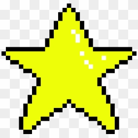 Star Pixel Art, HD Png Download - pixel star png