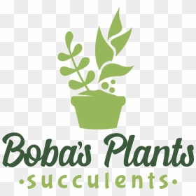Bobas Plants Logo - Logo Plants, HD Png Download - planters png