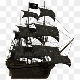 Ship Of Pirates Of The Caribbean, HD Png Download - pirate boat png