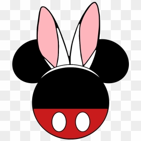 Mickey And Minnie Mouse Easter Bunny Ears Icons, HD Png Download - mouse ears png