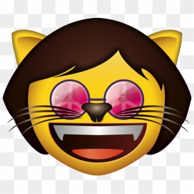 Emoji Gif Png Cat, Transparent Png - crazy emoji png