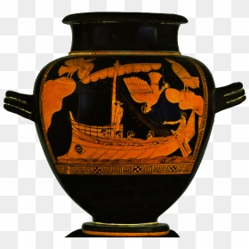 2400 Year Old Ship Clipart , Png Download - Ulysse Et Les Sirènes Vase, Transparent Png - old ship png