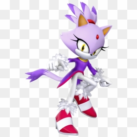 Blaze The Cat - Blaze The Cat Render, HD Png Download - blaze the cat png